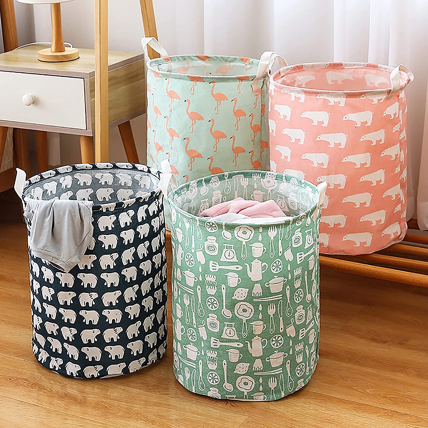 6276 Durable and Collapsible Laundry storage Bag with Handles Clothes & Toys Storage Foldable Laundry Bag for Dirty Clothes. DeoDap 6276 Durable and Collapsible Laundry storage Bag with Handles Clothes & Toys Storage Foldable Laundry Bag for Dirty Clothes. DeoDap